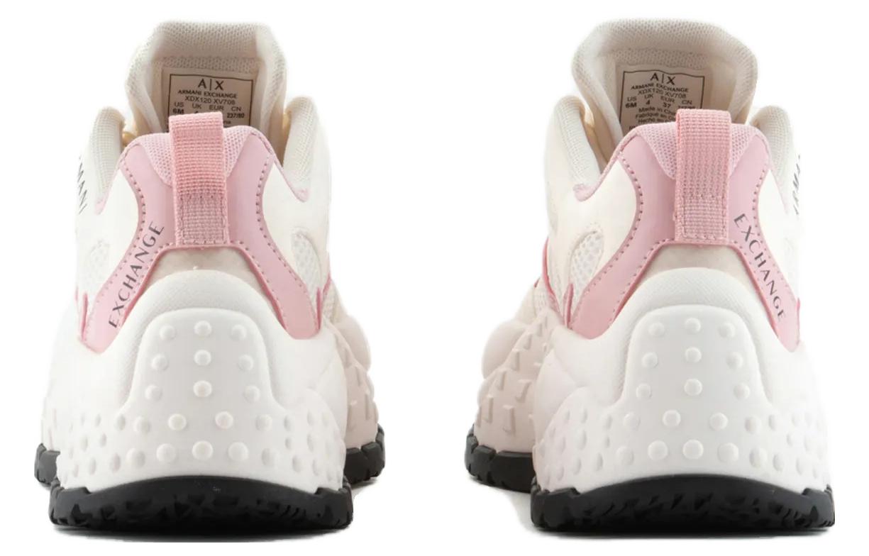 (W) Armani Exchange High-Top 'Pink White' 圖 4