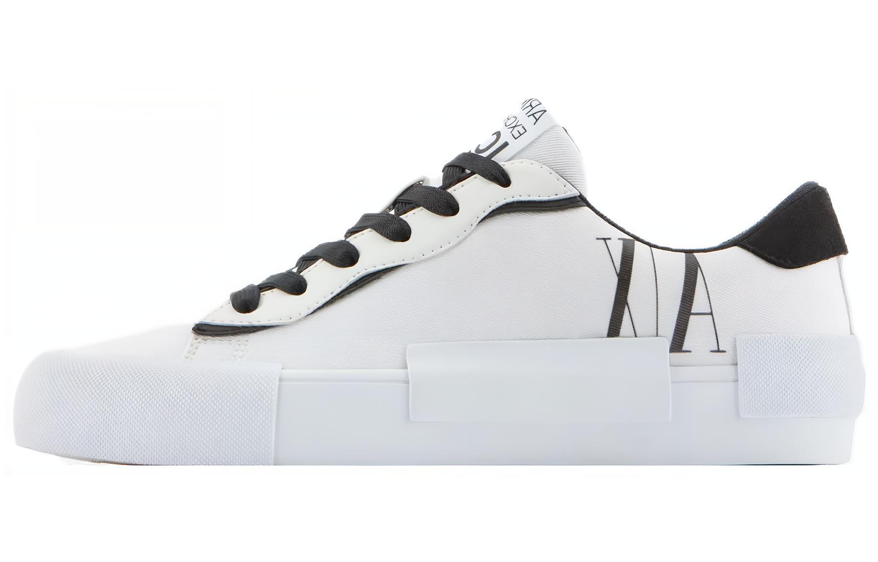 (W) Armani Exchange Icon 'White Casual Low-Top'