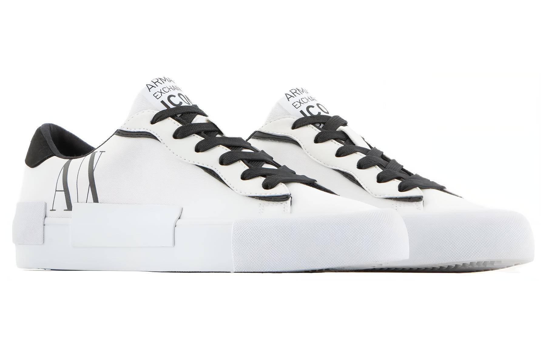 (W) Armani Exchange Icon 'White Casual Low-Top' 圖 2
