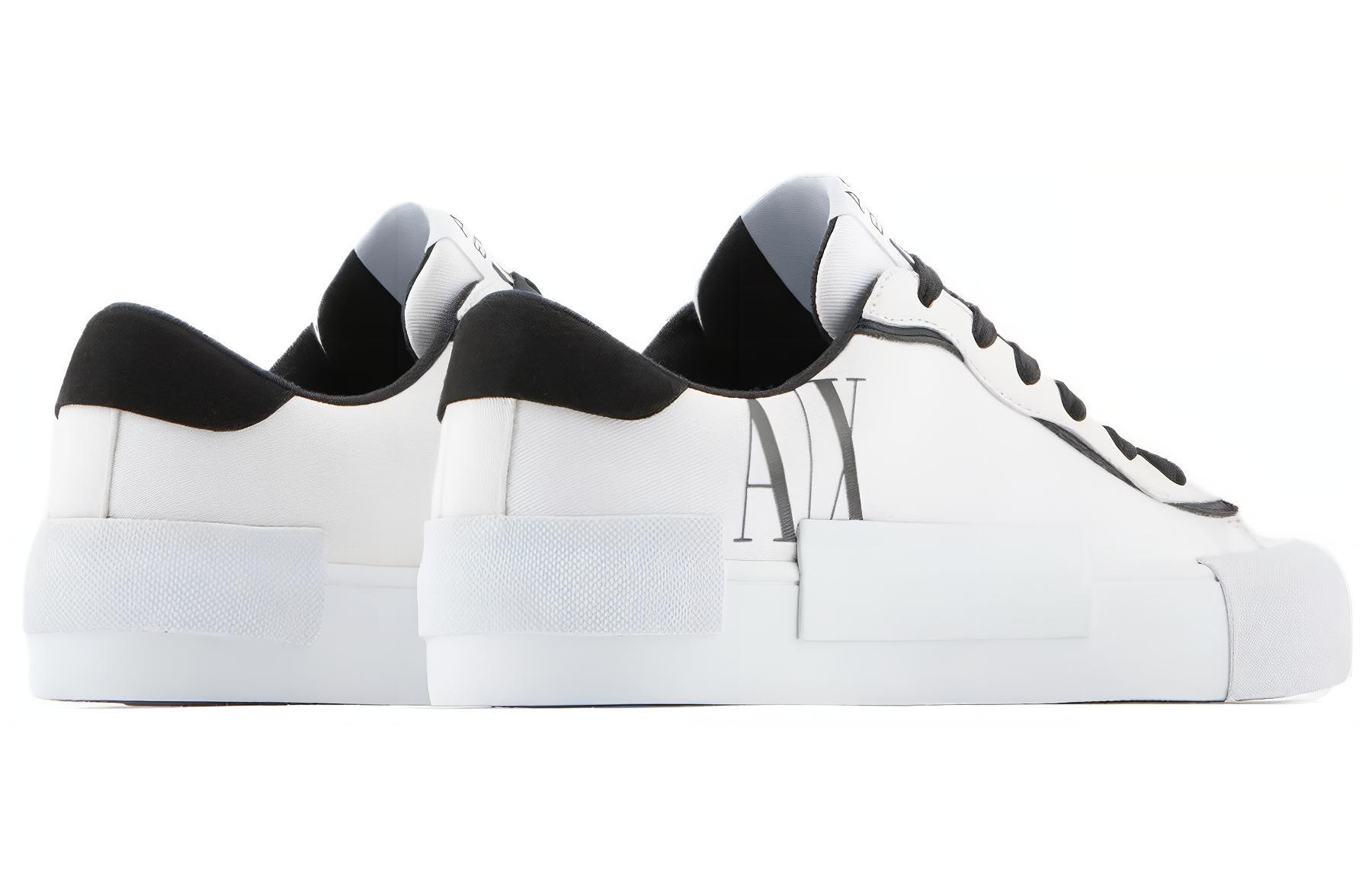 (W) Armani Exchange Icon 'White Casual Low-Top' 圖 3