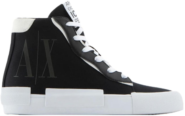 (Women) Armani Exchange Icon High-Top 'Black' XDZ022XV573100002 Order (Women) Armani Exchange Icon High-Top 'Black' XDZ022XV573100002