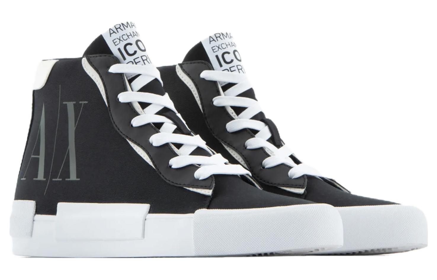 (W) Armani Exchange Icon High-Top 'Black' 圖 3