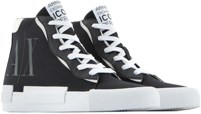 (Women) Armani Exchange Icon High-Top 'Black' XDZ022XV573100002 Lookbook (Women) Armani Exchange Icon High-Top 'Black' XDZ022XV573100002