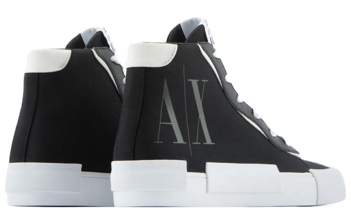 (W) Armani Exchange Icon High-Top 'Black' 圖 4