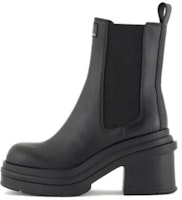 (Women) Armani Exchange Leather Chelsea Boots 'Black' XDM014XV7561K001 (Women) Armani Exchange Leather Chelsea Boots 'Black' XDM014XV7561K001