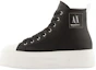 Buy (W) Armani Exchange Leder High-Top Schnürer ''Schwarze Mode'' XDZ025XV694100002