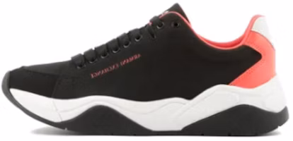 (Women) Armani Exchange Leather Platform Low-Top 'Black' XDX140XV7361S944 (Women) Armani Exchange Leather Platform Low-Top 'Black' XDX140XV7361S944