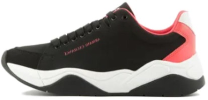 (Women) Armani Exchange Leather Platform Low-Top 'Black' XDX140XV7361S944 (Women) Armani Exchange Leather Platform Low-Top 'Black' XDX140XV7361S944
