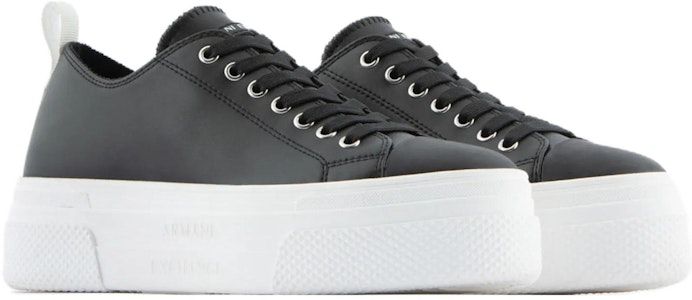 (W) Armani Exchange Sepatu Kulit Platform Rendah 'Hitam' XDX095XV5711N642 Order (W) Armani Exchange Sepatu Kulit Platform Rendah 'Hitam' XDX095XV5711N642