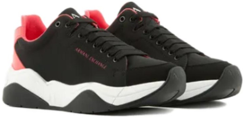 (W) Armani Exchange Zapatilla Plataforma Baja de Cuero 'Negro' XDX140XV7361S944 Lookbook (W) Armani Exchange Zapatilla Plataforma Baja de Cuero 'Negro' XDX140XV7361S944
