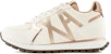 (Women) Armani Exchange Leather Round Toe Lace-Up Platform Low Top 'Light Brown' XDX139XV7331K624