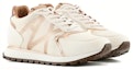 Lookbook (Women) Armani Exchange Leather Round Toe Lace-Up Platform Low Top 'Light Brown' XDX139XV7331K624