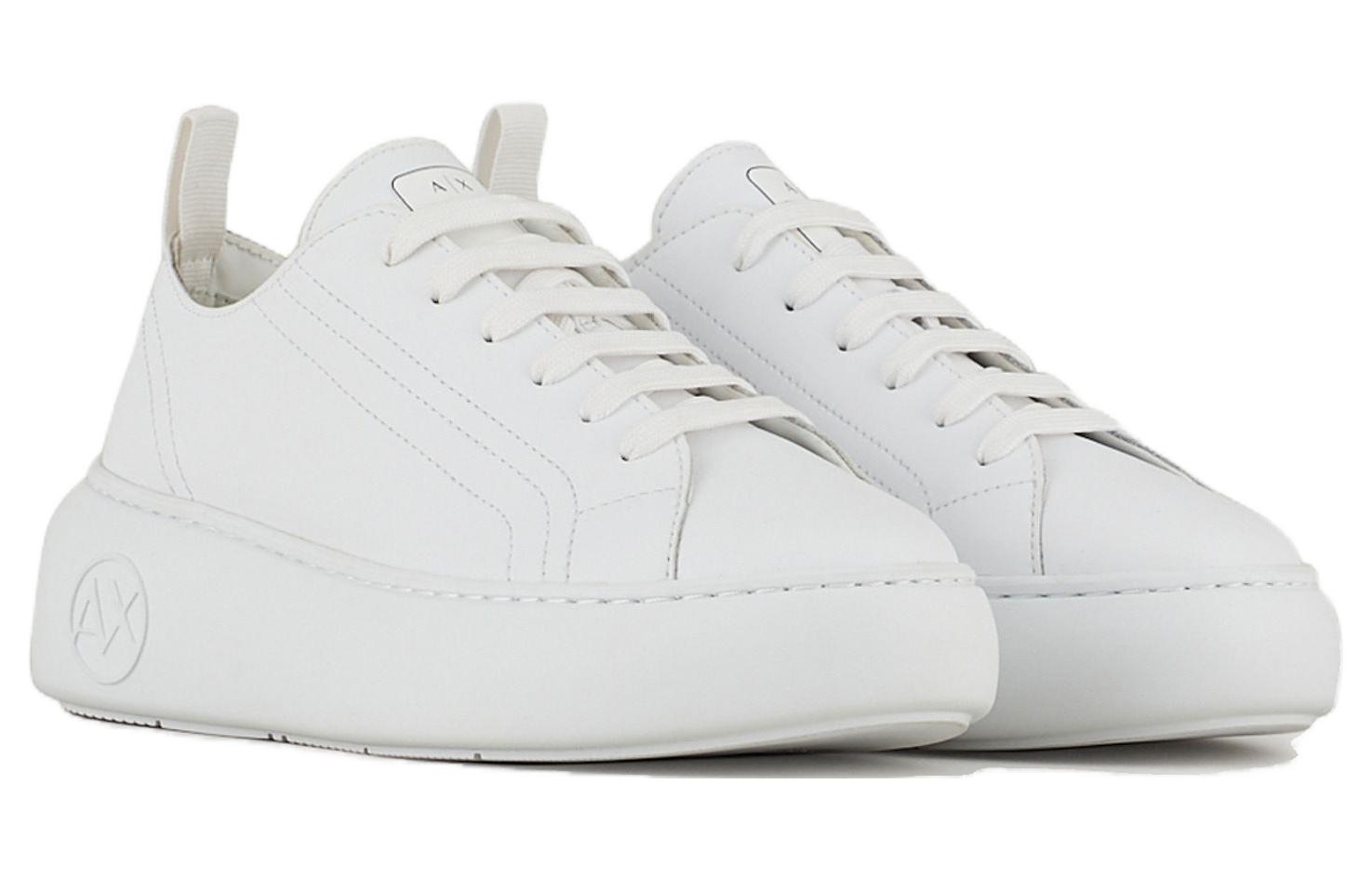 Lookbook (W) Sneakers Kulit Armani Exchange 'Fesyen Putih Mudah' XDX043XCC64100152