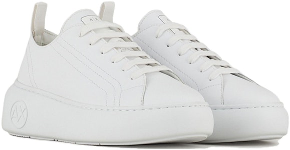 (W) Zapatillas de Piel Armani Exchange 'Moda Blanca Sencilla' XDX043XCC64100152 Lookbook (W) Zapatillas de Piel Armani Exchange 'Moda Blanca Sencilla' XDX043XCC64100152