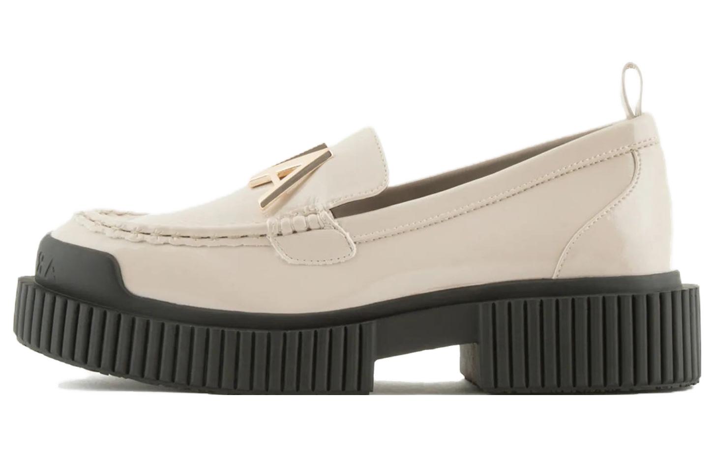 (W) Armani Exchange Loafer 'Light Brown'