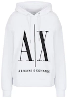 Order (W) Armani Exchange 刺繡Logo白色衛衣 FW22 8NYM52-YJ68Z-1000