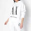 Shop (W) Armani Exchange 刺繡Logo白色衛衣 FW22 8NYM52-YJ68Z-1000