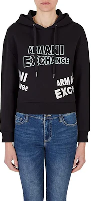 (W) Armani Exchange 標誌印花抽繩連帽衫 黑色 SS23 3RYM78-YJDBZ-1200 Lookbook (W) Armani Exchange 標誌印花抽繩連帽衫 黑色 SS23 3RYM78-YJDBZ-1200