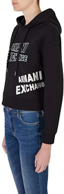 (W) Armani Exchange 標誌印花抽繩連帽衫 黑色 SS23 3RYM78-YJDBZ-1200 Shop (W) Armani Exchange 標誌印花抽繩連帽衫 黑色 SS23 3RYM78-YJDBZ-1200