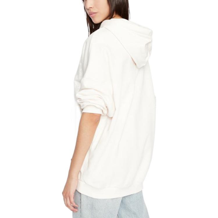 Shop (W) Armani Exchange 標誌印花抽繩連帽衫 白色 FW22 6LYM46-YJCCZ-11130