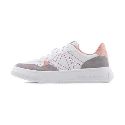 (W) Armani Exchange Low-Top 'White Grey'