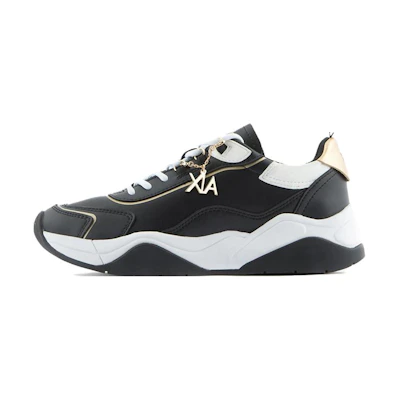 (W) Armani Exchange Low-Top Sneaker 'Deep Black'