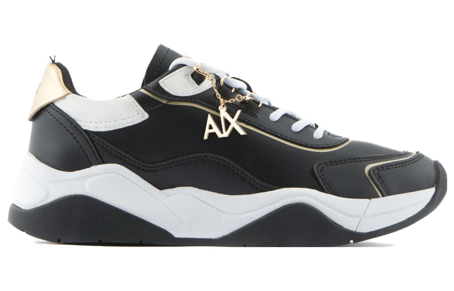 (W) Armani Exchange Low-Top Sneaker 'Deep Black' 圖 2