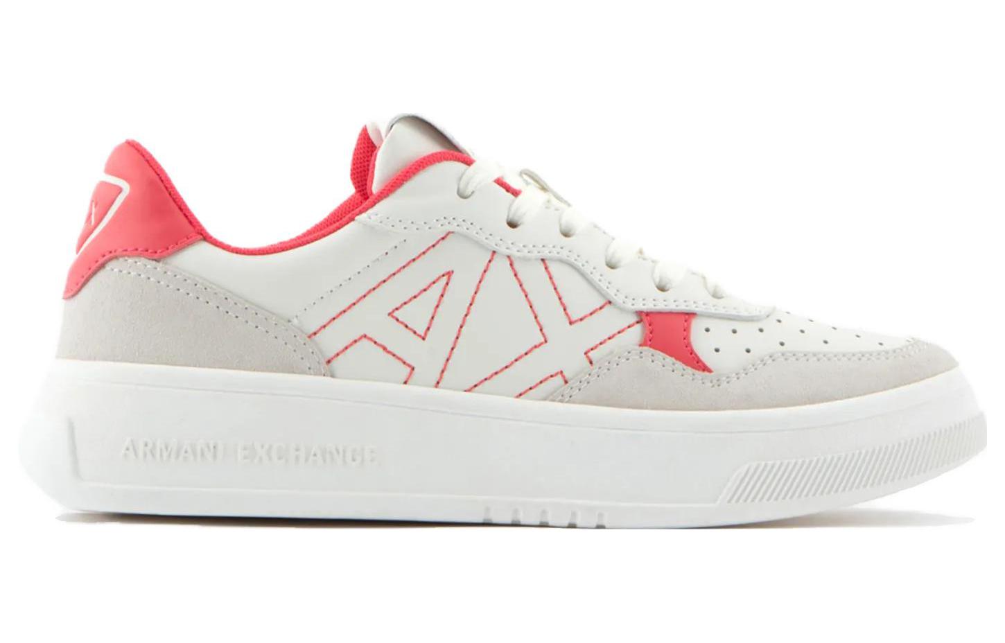 (W) Armani Exchange Low-Top Sneakers 'White Red' 圖 2