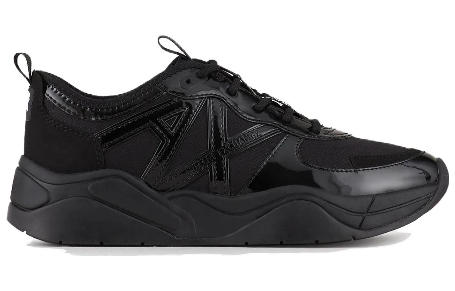 (W) Armani Exchange Low 'Black Fashion Mesh Leather' 圖 2