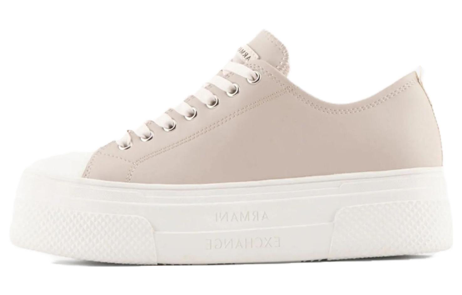 (W) Armani Exchange Low Top 'Light Brown'