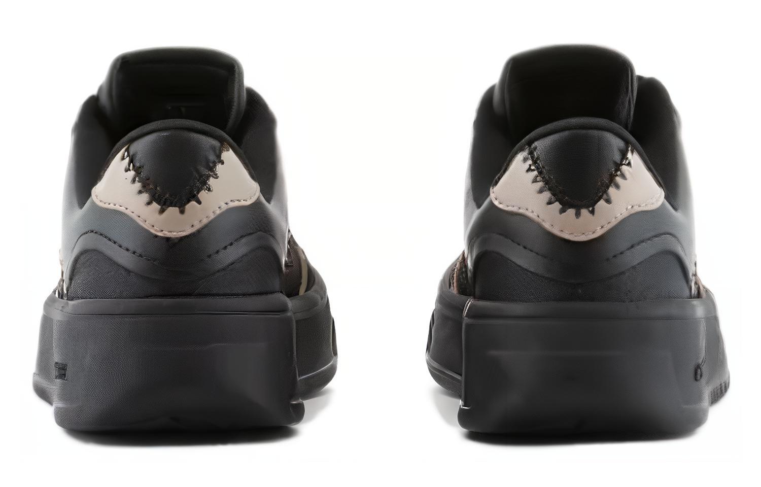 (W) Armani Exchange Low Top Lace-Up 'Black Mesh' 圖 4