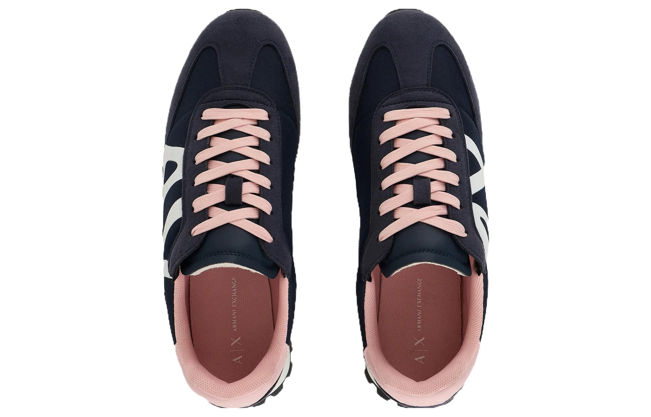 (W) Armani Exchange Low Top Lace-Up 'Black Polyester' 圖 3