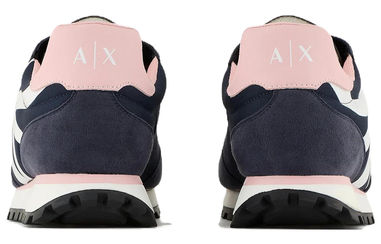 (W) Armani Exchange Low Top Lace-Up 'Black Polyester' 圖 4