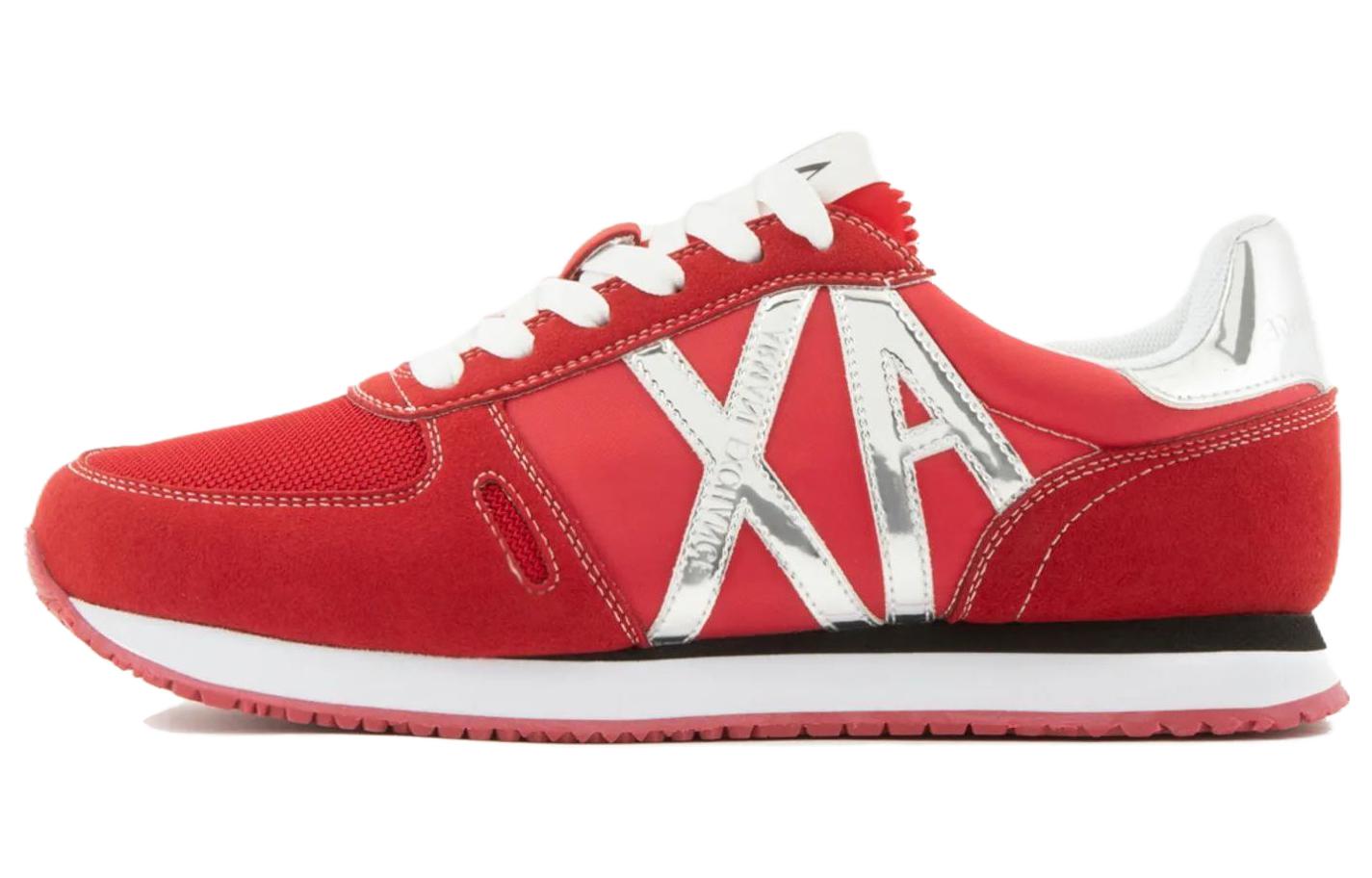 (W) Armani Exchange Low Top Lace-Up 'Red Lifestyle'