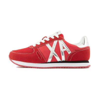 (W) Armani Exchange Low Top Lace-Up 'Red Lifestyle'
