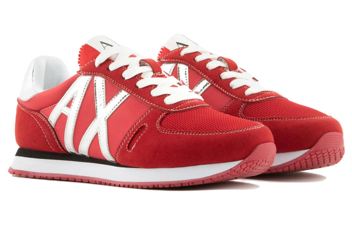 (W) Armani Exchange Low Top Lace-Up 'Red Lifestyle' 圖 2