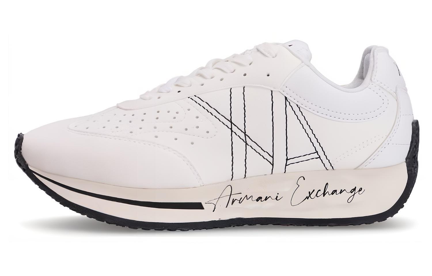 Buy (W) Armani Exchange Sepatu Kasual Low Top Tali 'Putih' XDX121XV709N582