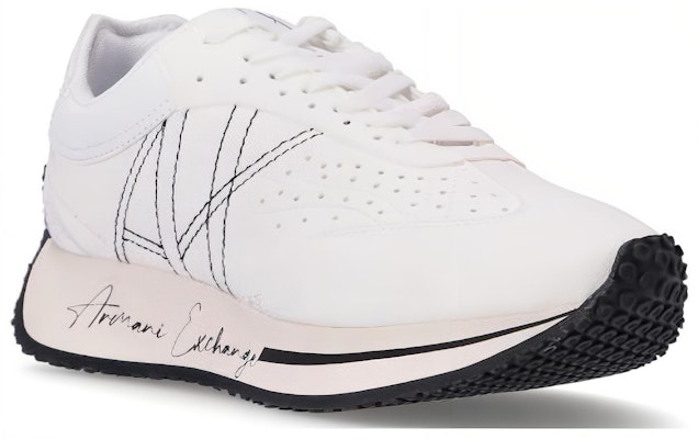 (Women) Armani Exchange Low Top Lace-Up 'White' XDX121XV709N582 Order (Women) Armani Exchange Low Top Lace-Up 'White' XDX121XV709N582