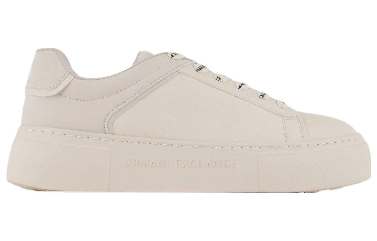 (W) Armani Exchange Low Top Lace-Up 'Beige' 圖 2