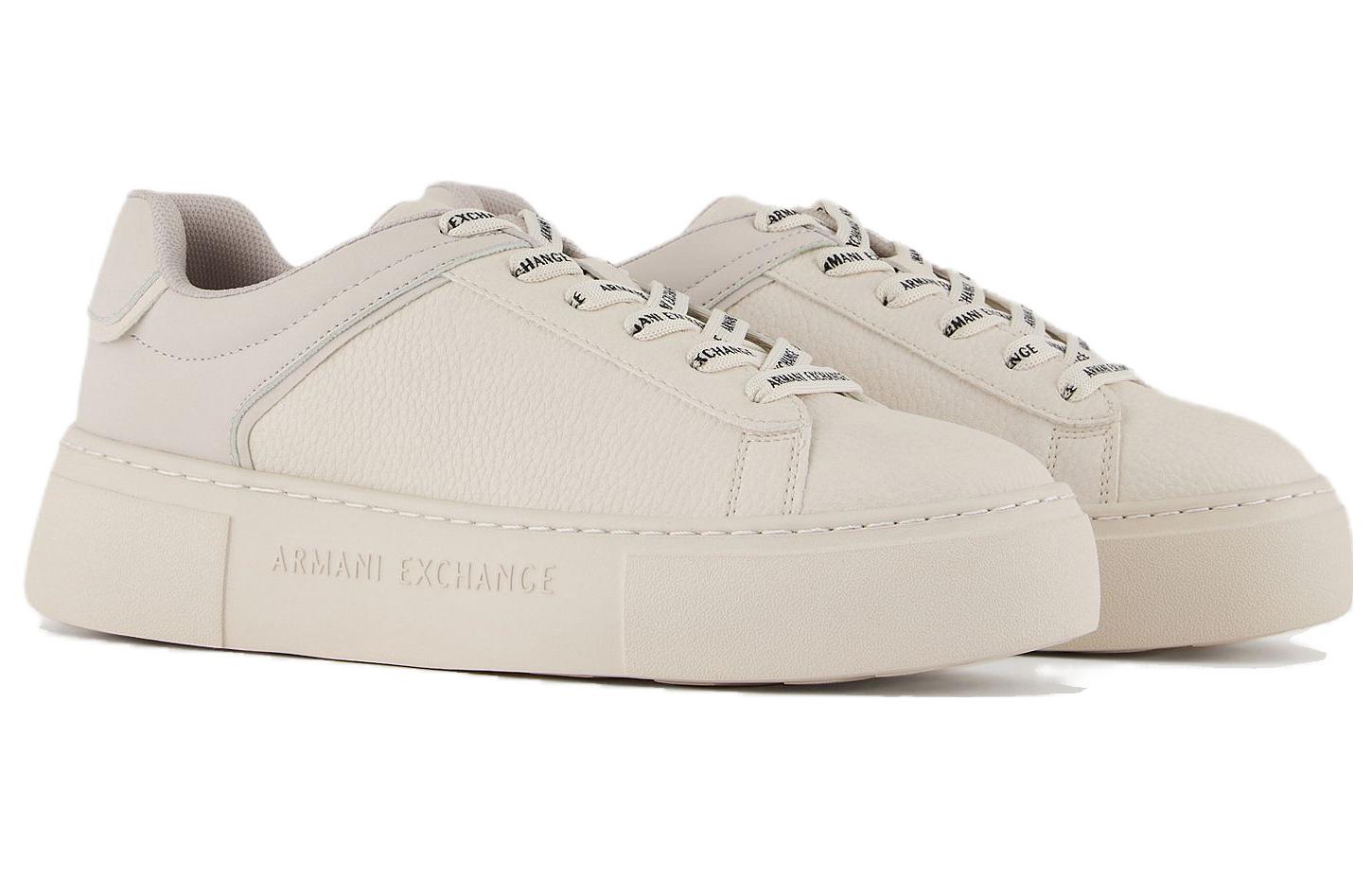 (W) Armani Exchange Low Top Lace-Up 'Beige' 圖 3