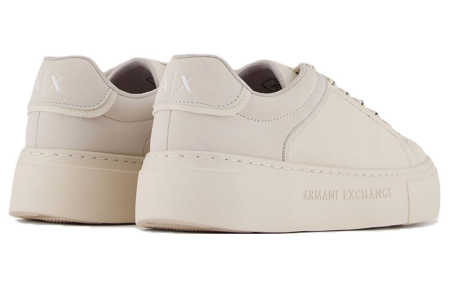 (W) Armani Exchange Low Top Lace-Up 'Beige' 圖 4