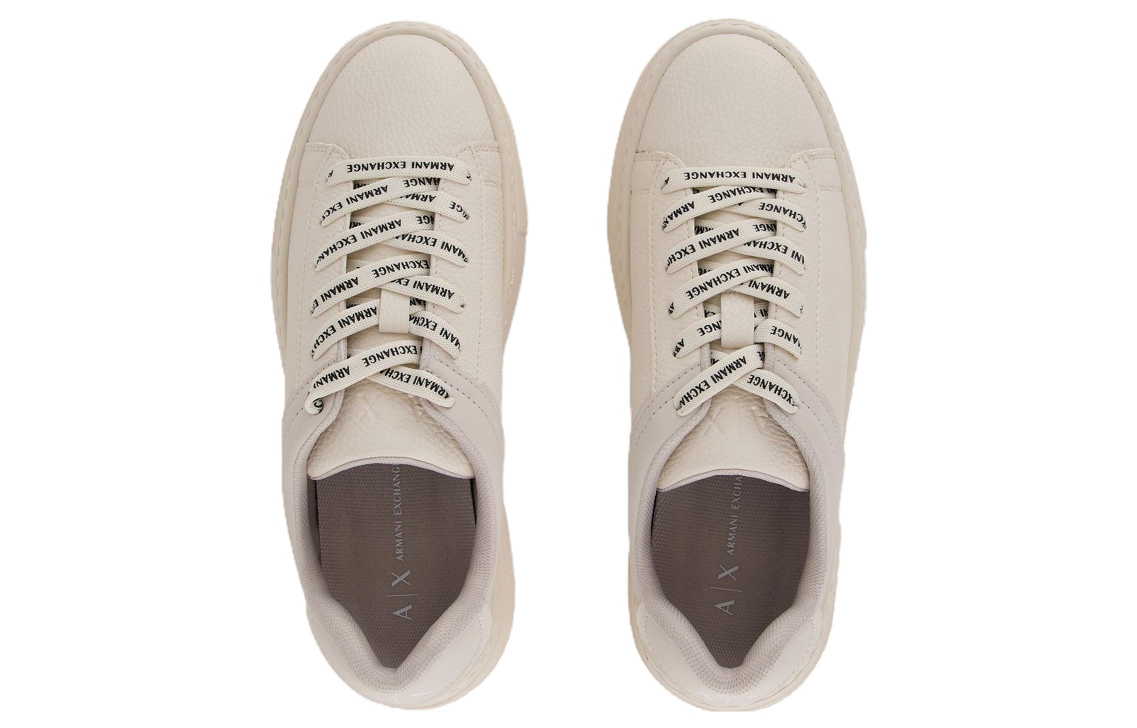 (W) Armani Exchange Low Top Lace-Up 'Beige' 圖 5
