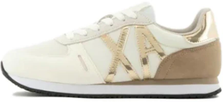 (Women) Armani Exchange Low-Top Sneaker 'Light Brown' XDX031XV1371S934 (Women) Armani Exchange Low-Top Sneaker 'Light Brown' XDX031XV1371S934