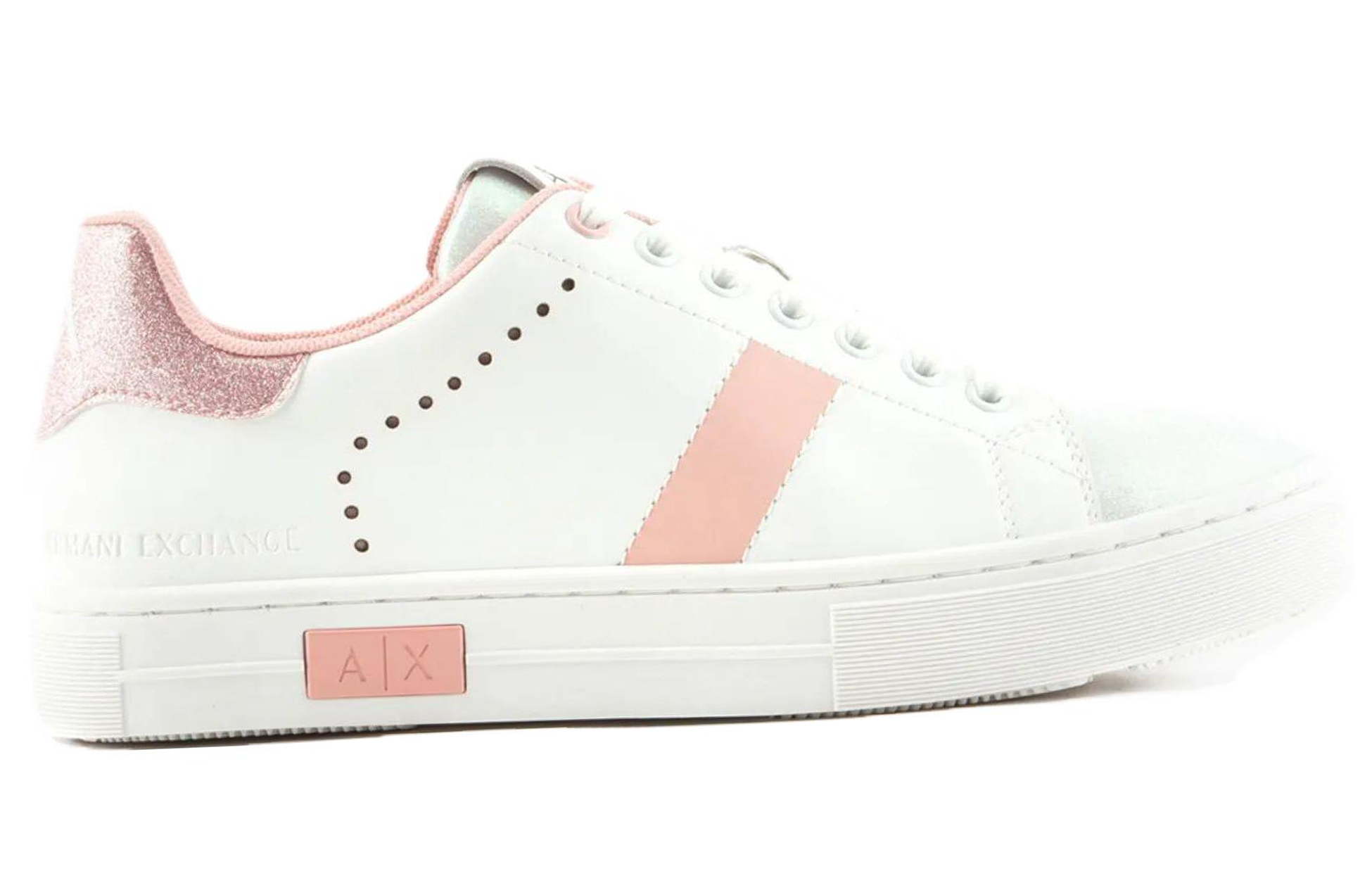 (W) Armani Exchange Low Top Sneaker 'Pink Leather' 圖 2