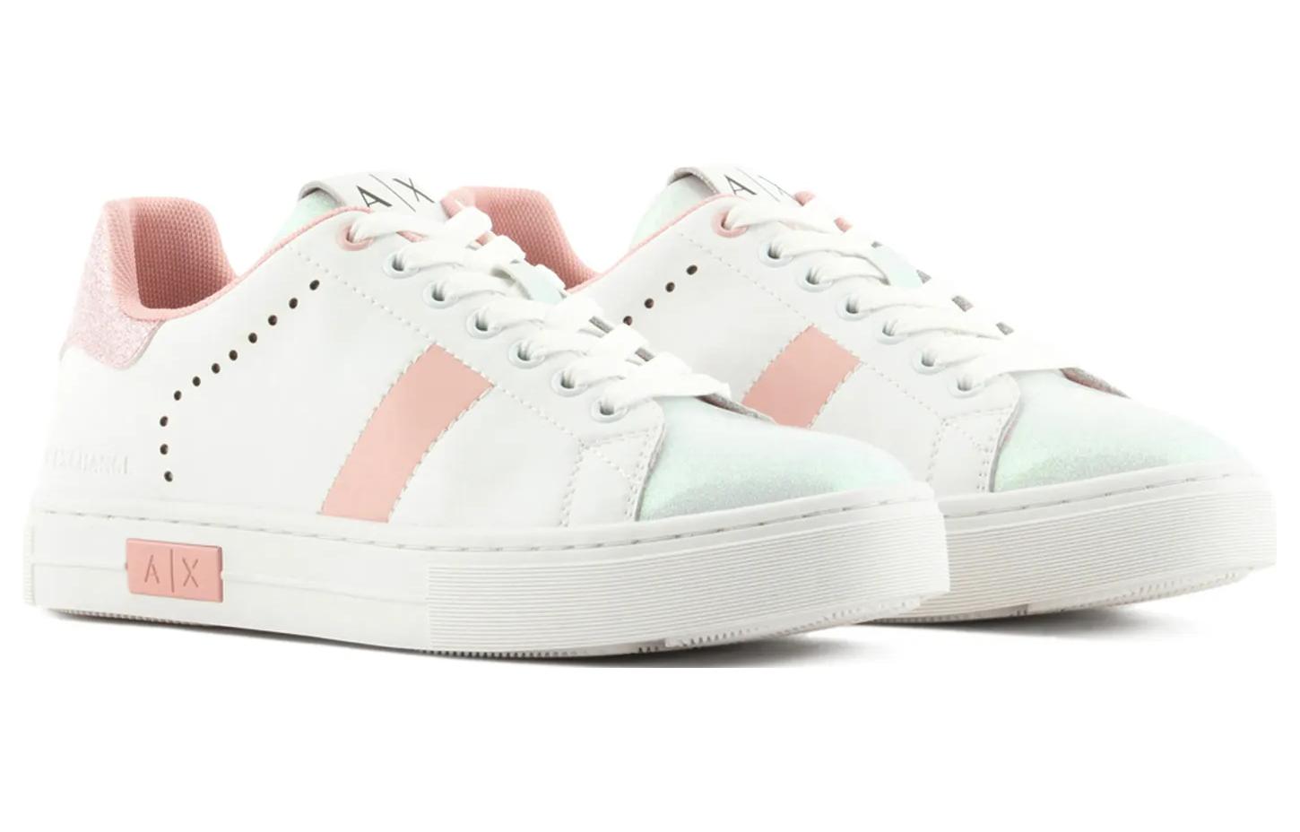 (W) Armani Exchange Low Top Sneaker 'Pink Leather' 圖 3