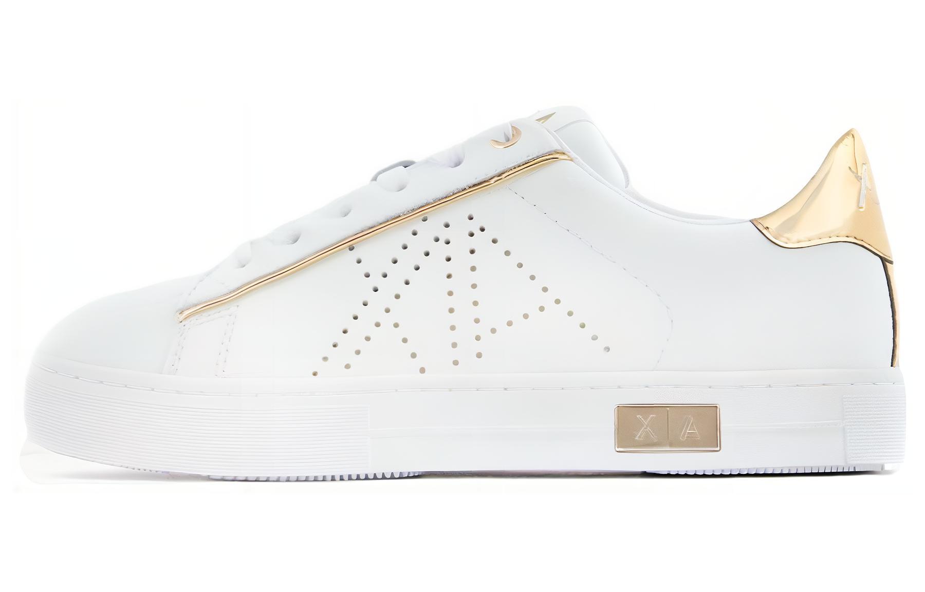 (W) Armani Exchange Low Top Sneaker 'White'
