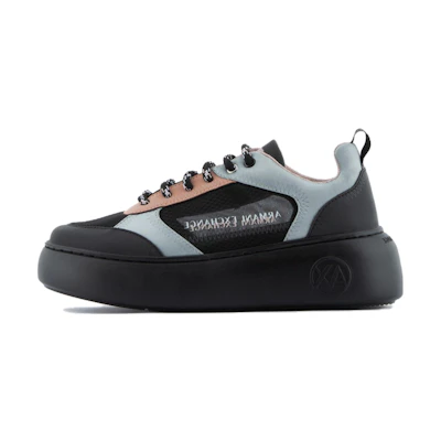 (W) Armani Exchange Low Top Sneakers 'Black'