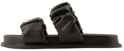 (Women) Armani Exchange Open Toe Flat 'Logo Black' XDP040XV7051N763 (Women) Armani Exchange Open Toe Flat 'Logo Black' XDP040XV7051N763