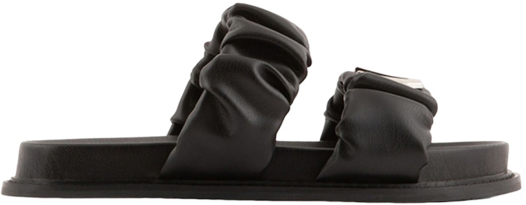 (Women) Armani Exchange Open Toe Flat 'Logo Black' XDP040XV7051N763 Order (Women) Armani Exchange Open Toe Flat 'Logo Black' XDP040XV7051N763
