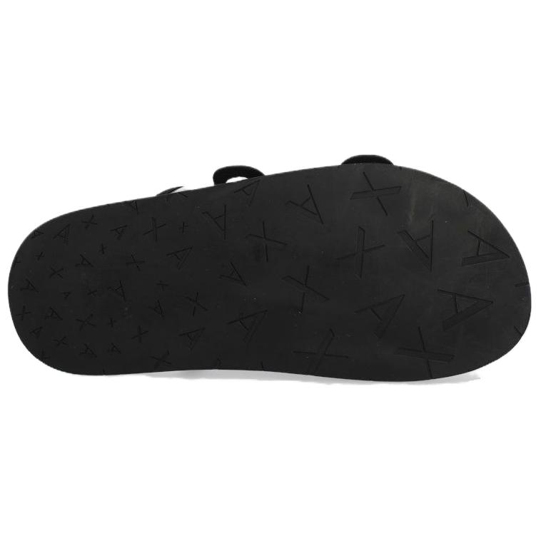 (W) Armani Exchange PVC Round-Toe Open-Slipper 'Black' 圖 6